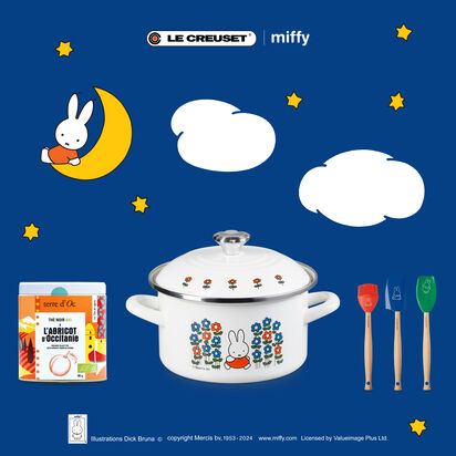 Miffy 系列中秋精選套裝 (Miffy 琺瑯鋼鍋 18厘米)