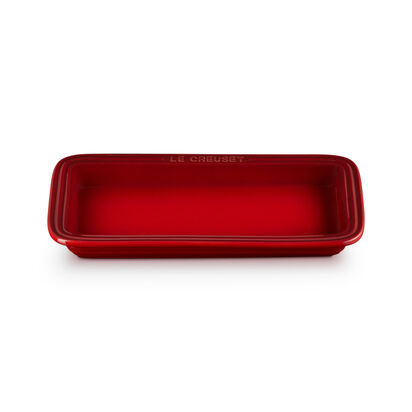 Tokyo Rectangular Plate 25cm Cerise image number 1