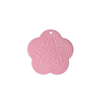 Silicone Flower Trivet Powder Pink image number 0