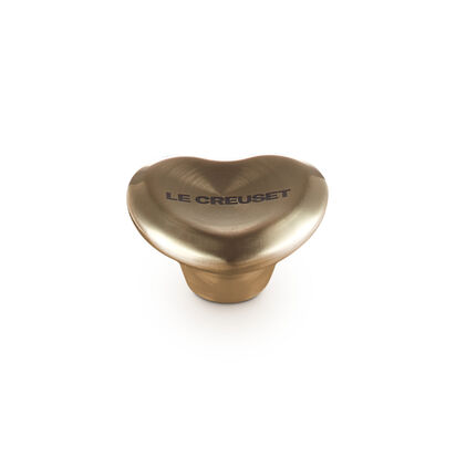 Metal Light Gold Sig Heart Knob 45mm image number 0