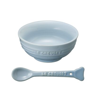 Baby Gift Set Bowl and Spoon Coastal Blue