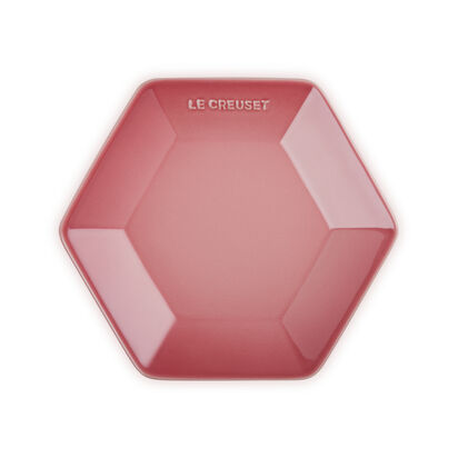 Hexagon Plate 21cm Rose Quartz image number 0