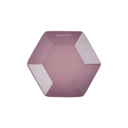 Hexagon Plate 26cm Mauve Pink image number 0