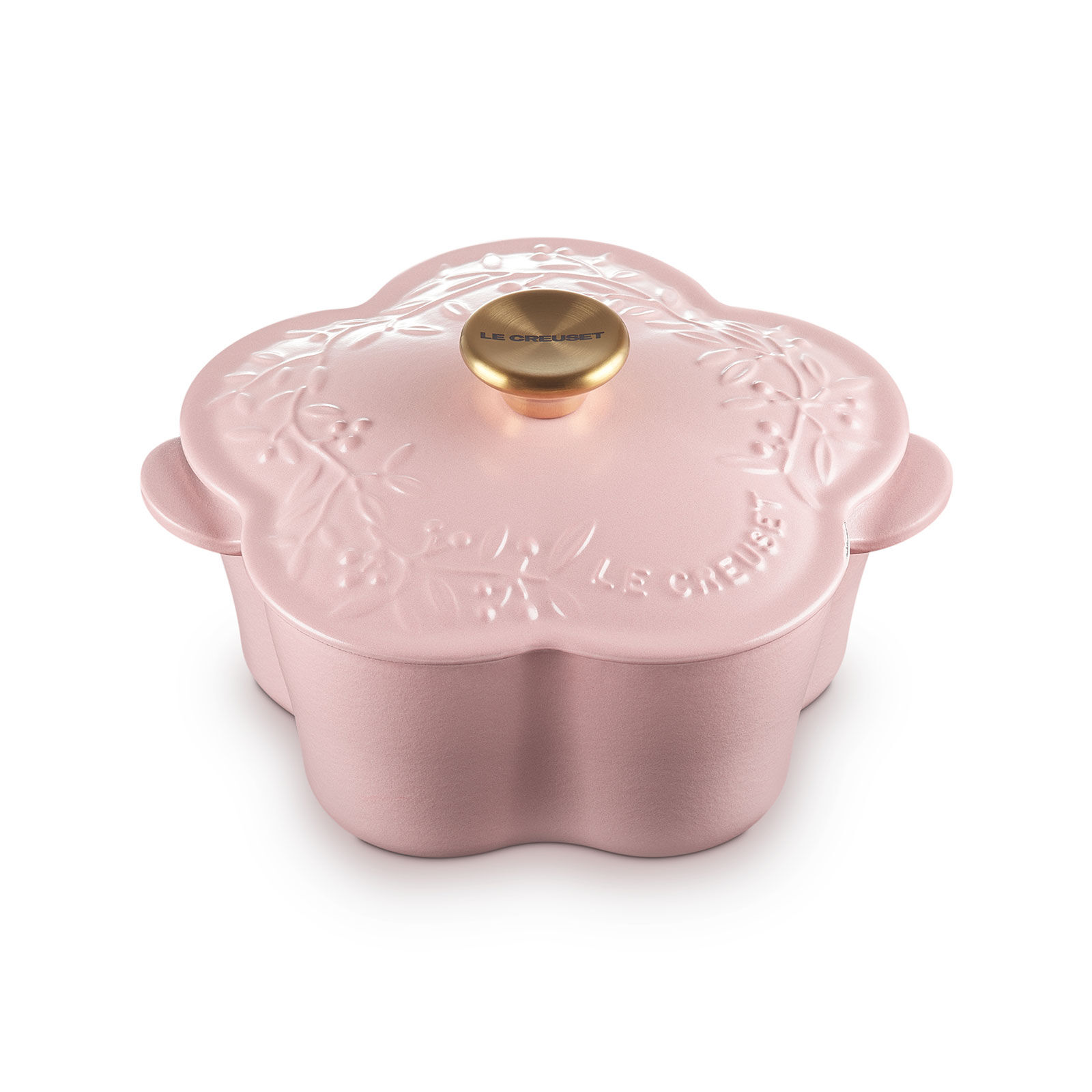 Elegant Frill 花形琺瑯鑄鐵鍋20厘米Sugar Pink 501 | Le Creuset Hong 