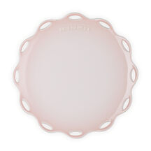 Fleur Lace 陶瓷圓形碟 25厘米 Shell Pink