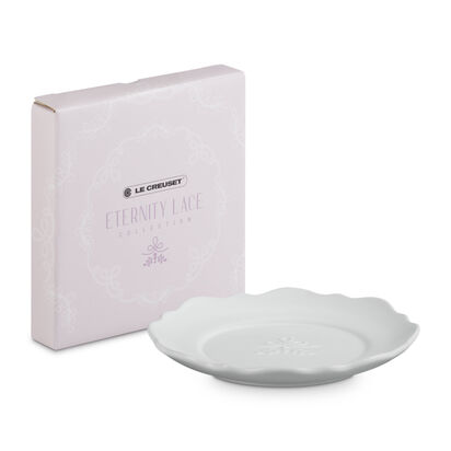 Eternity Lace Plate 17cm White