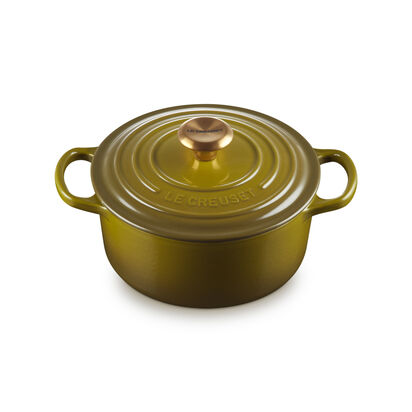 Round Casserole 18cm Olive (Gold Knob) image number 1