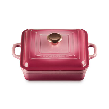 Square Shaped Casserole 24cm Berry (Copper Knob) image number 1