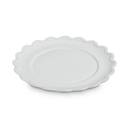 Eternity Lace Plate 27cm White image number 1