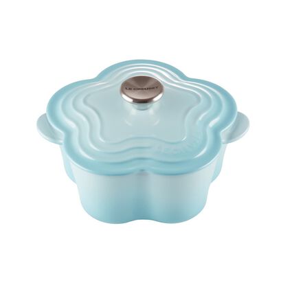 Flower Shaped Casserole 20cm Purist Blue image number 0