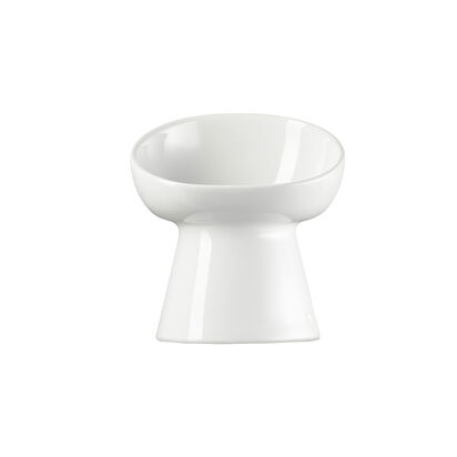 Deep Footed Pet Bowl White image number 1
