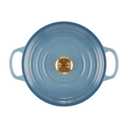Round Casserole 22cm Chambray (Gold Knob) image number 3