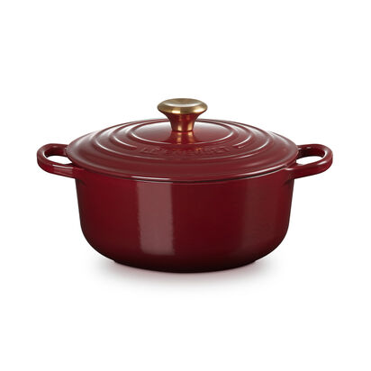 Round Casserole 20cm Rhone (Gold Knob)