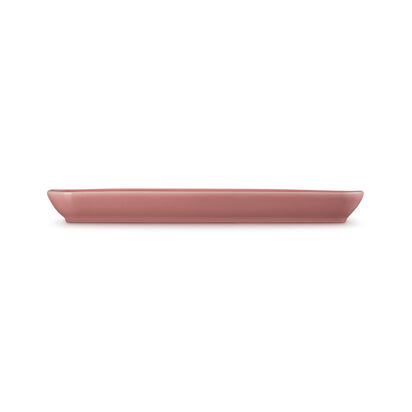 Rectangular Plate 25cm Rose Quartz image number 3