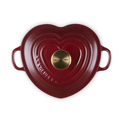 Heart Shaped Casserole 20cm Rhone (Gold Knob) image number 3