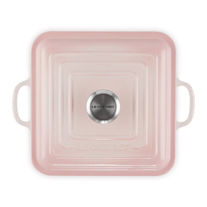 Square Shaped Casserole 24cm Shell Pink image number 3