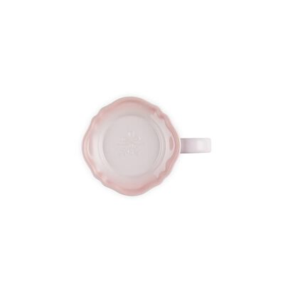 Eternity Lace Mug with Lid 330ml Shell Pink image number 2