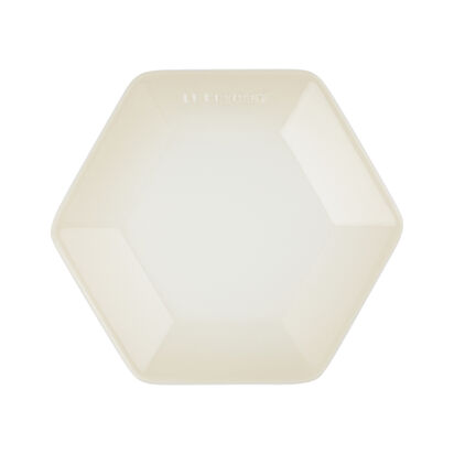 Hexagon Plate 26cm Meringue image number 0