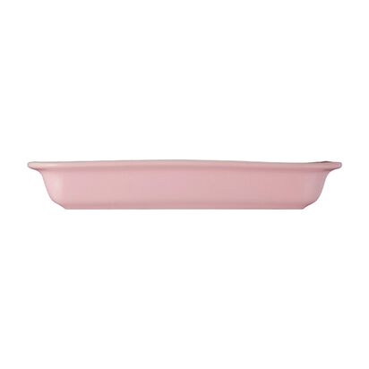 Baby Lunch Plate Castle 24cm Milky Pink image number 2