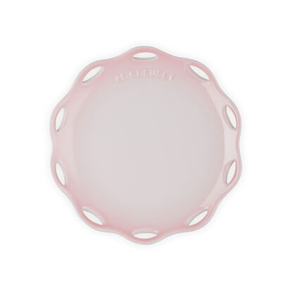 Fleur Lace Round Plate 19cm Shell Pink image number 0