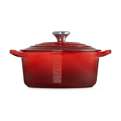 Heart Shaped Casserole with Heart Knob 20cm Cerise image number 2