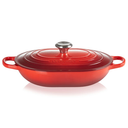 Oblong Casserole 31cm Cerise image number 0