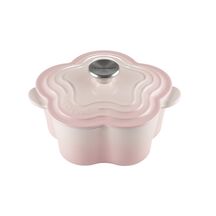 Flower Shaped Casserole 20cm Shell Pink