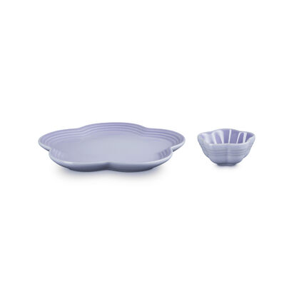 Flower Plate Set Pastel Purple image number 2