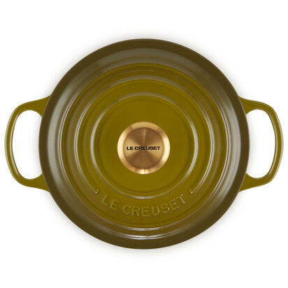 Round Casserole 28cm Olive (Gold Knob) image number 3