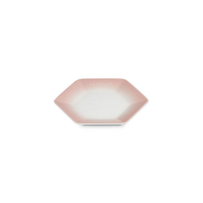 Hexagon Plate 21cm Powder Pink image number 1
