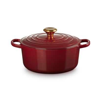 Round Casserole 24cm Rhone (Gold Knob)