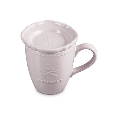 Eternity Lace Mug with Lid 330ml Shallot image number 1