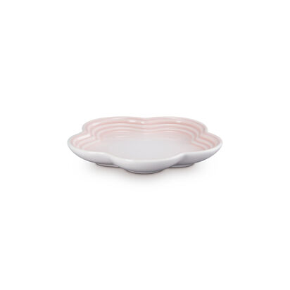 Flower Plate 14cm Shell Pink