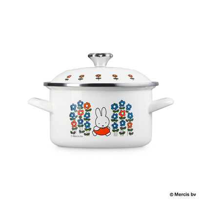 Miffy Enamel On Steel Casserole 18cm White image number 3