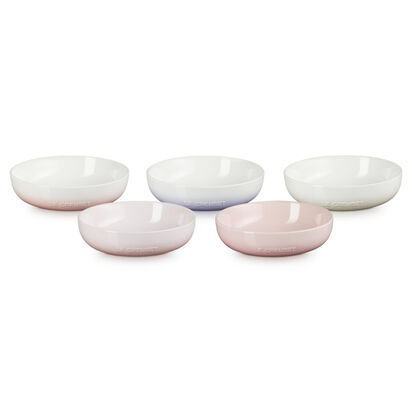 Set of 5 Sphere Dish 18cm Pale Rose/Cool Mint/Pastel Purple/Soleil/Kiwi image number 0