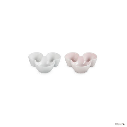 Set of 2 Mickey Mouse Mini Dishes Shell Pink image number 2