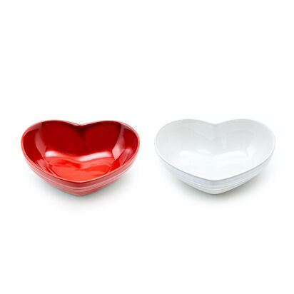 Set of 2 Heart Dishes