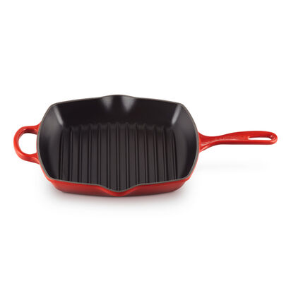 Square Skillet Grill 26cm Cherry Red image number 1