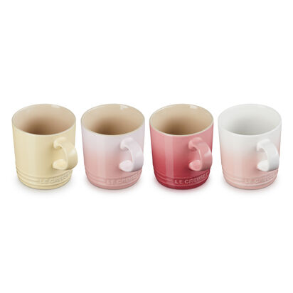 Set of 4 London Coffee Mug 350ml Custard Yellow/Shell Pink/Rose Quartz/Powder Pink image number 1