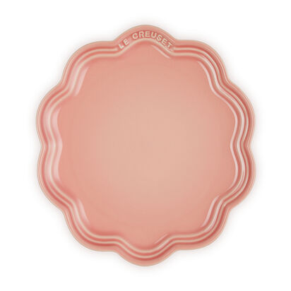 Frill Plate 22cm Salmon Pink image number 9