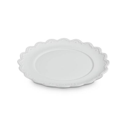 Eternity Lace Plate 27cm White image number 0