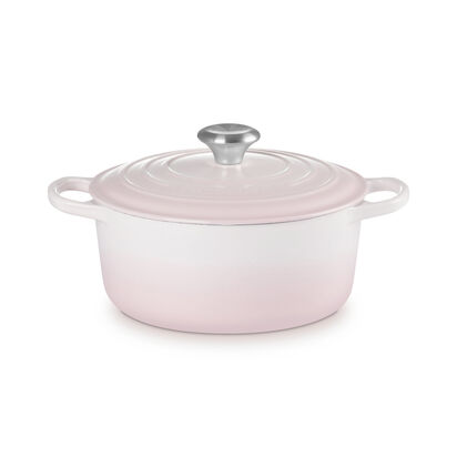 Round Casserole 24cm Shell Pink