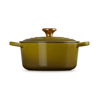 Round Casserole 20cm Olive (Gold Knob) image number 2