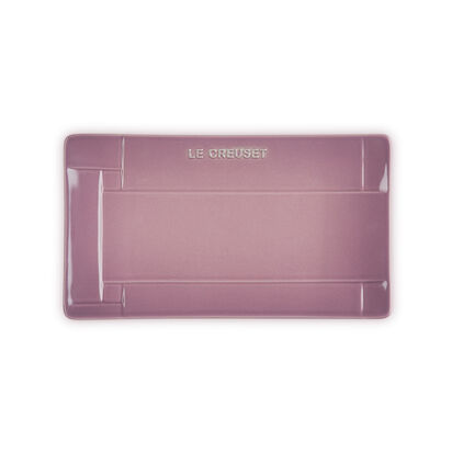 Mesh Rectangular Plate 23cm Mauve Pink image number 3