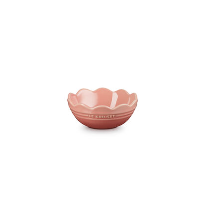 花邊陶瓷碗 14厘米 Salmon Pink image number 0