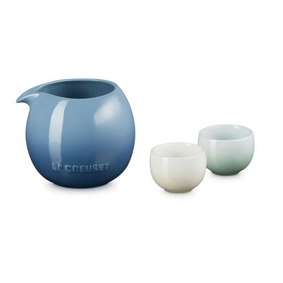 Seoul Sphere Sake Set (Chambray/Meringue/Water Green)