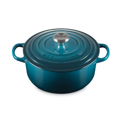 Round Casserole 20cm Deep Teal image number 1