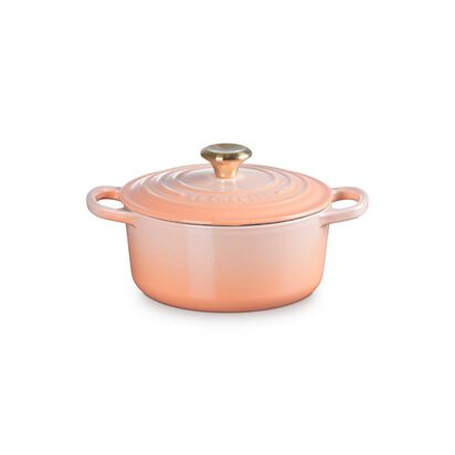 Round Casserole 18cm Pêche (Light Gold Knob) image number 0