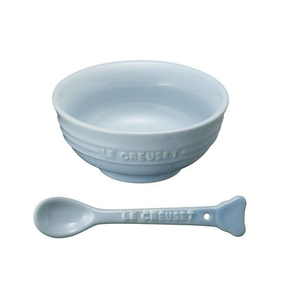 Baby Gift Set Bowl and Spoon Coastal Blue image number 0