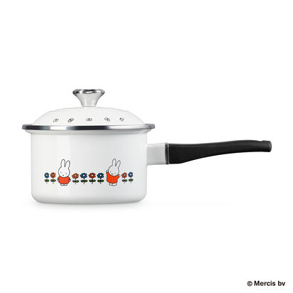 Miffy Enamel On Steel Sauce Pan 16cm White  image number 3